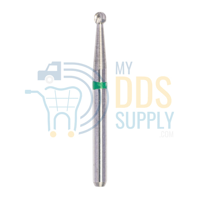 10 FG4 19mm Round Carbide Dental Burs for High Speed Handpiece Friction Grip - My DDS Supply