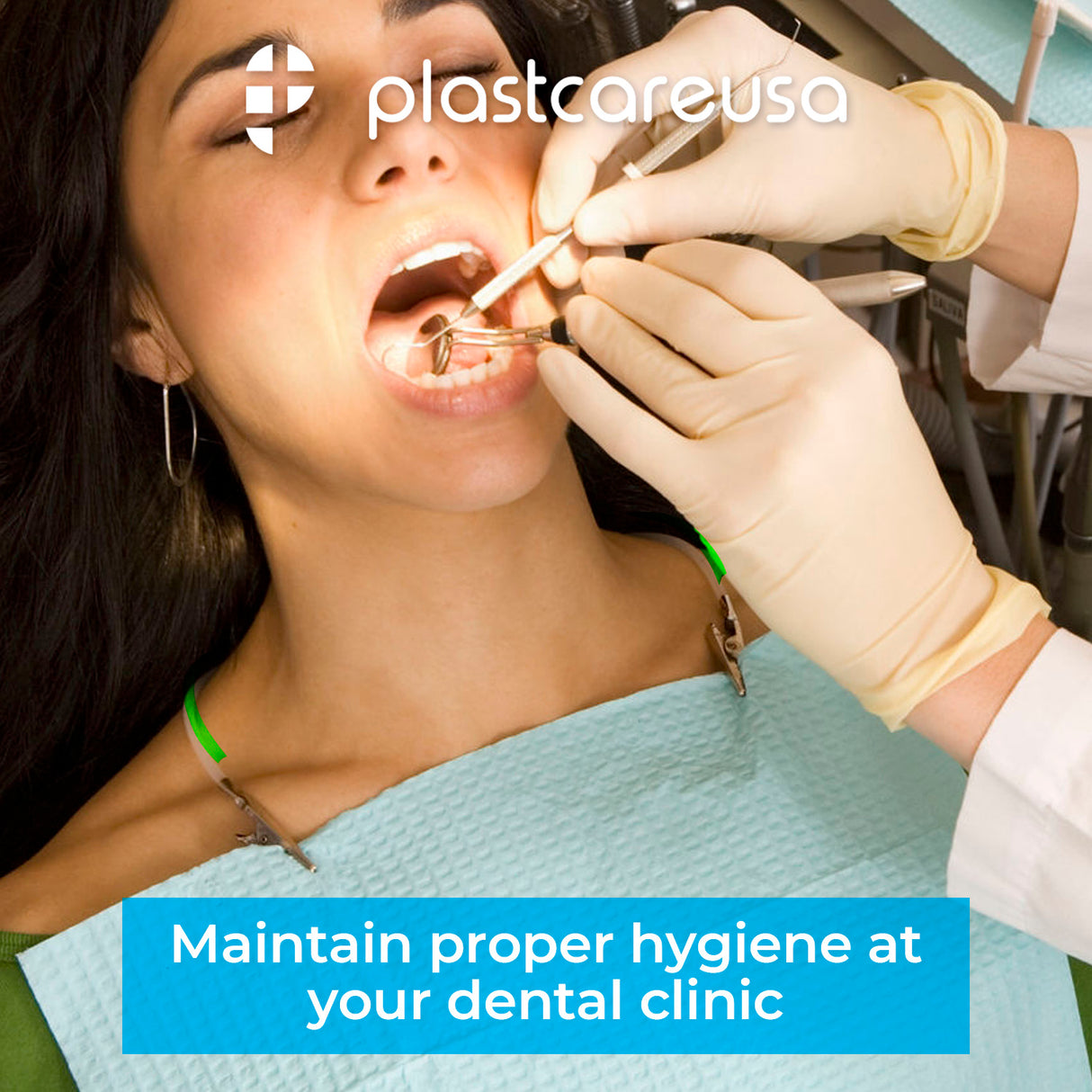 10 Pack Assorted Bib Clip Holders for Dental Bibs Napkins - Blue, Green, Pink, Purple, Orange (2 of Each Color) - My DDS Supply