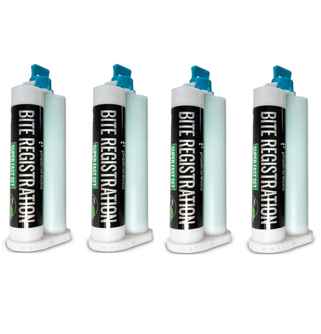4 Super Fast Bite Registration Material 50ml Cartridges (Super Fast Set) - My DDS Supply