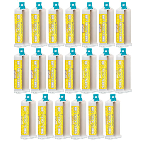 20 Bulk Unflavored Fast Set Bite Registration Material 50ml Cartridges by PlastCare USA - My DDS Supply