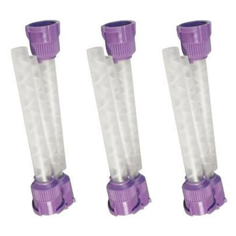 96 x Purple High Performance Mixing Tips - Extra Large (7.5 mm) (2 Bags) - My DDS Supply