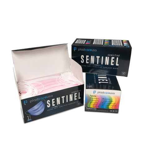 50 x Pink ASTM Level 1 Procedure Surgical Dental Mask (Box of 50) - My DDS Supply