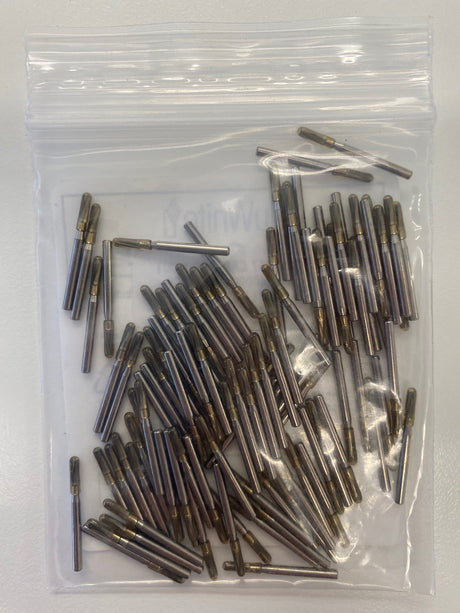 Beaver FG 557 Carbide Burs Clinical Length Straight Flat End Cross Cut Fissure 100/pack - My DDS Supply