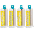 4 Unflavored Super Fast Set Bite Registration Material 50ml Cartridges by PlastCare USA - My DDS Supply