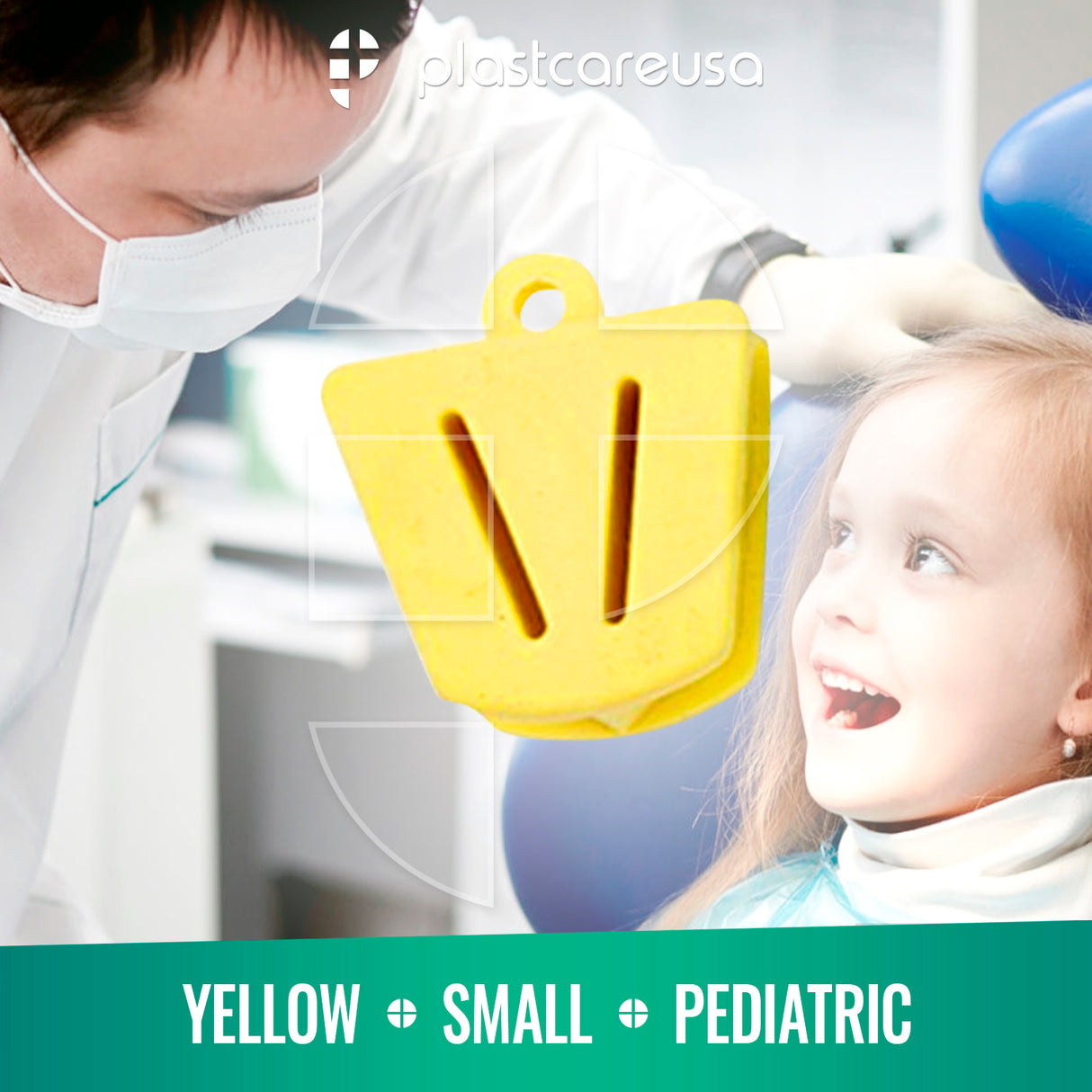 10 x Bite Block Autoclavable Silicone Mouth Props (Small - Yellow) - My DDS Supply