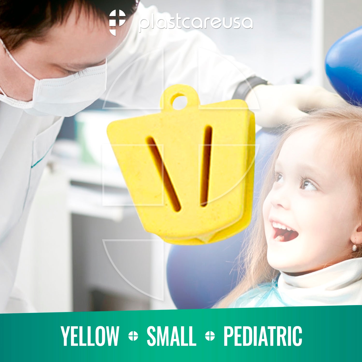 10 x Bite Block Autoclavable Silicone Mouth Props (Small - Yellow) - My DDS Supply