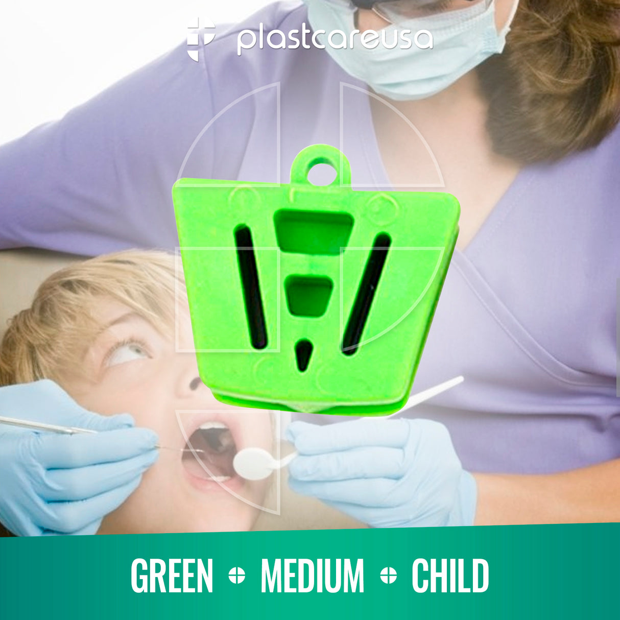 5 x Bite Block Autoclavable Silicone Mouth Props (Medium - Green) - My DDS Supply