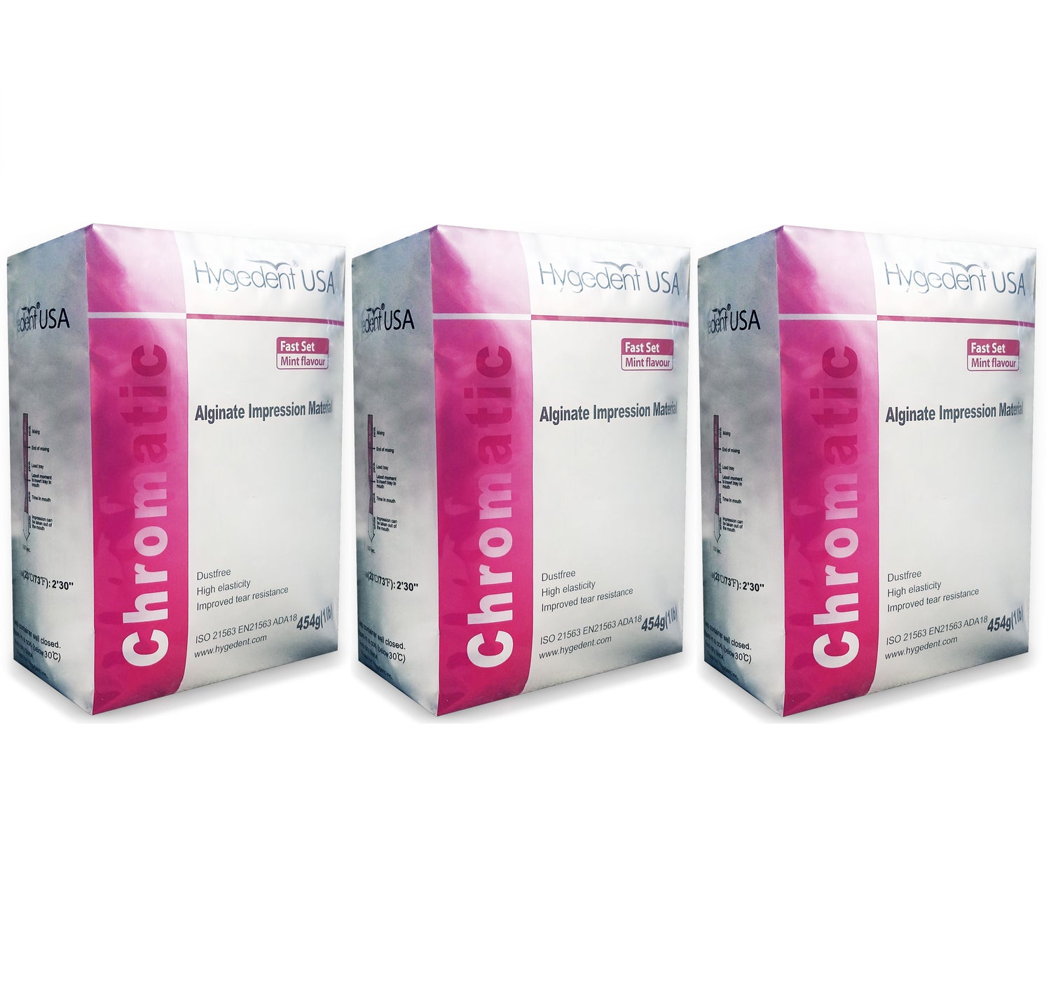 Hygedent Chromatic Alginate, Color Changing (Fast Set) (3 Pack) - My DDS Supply