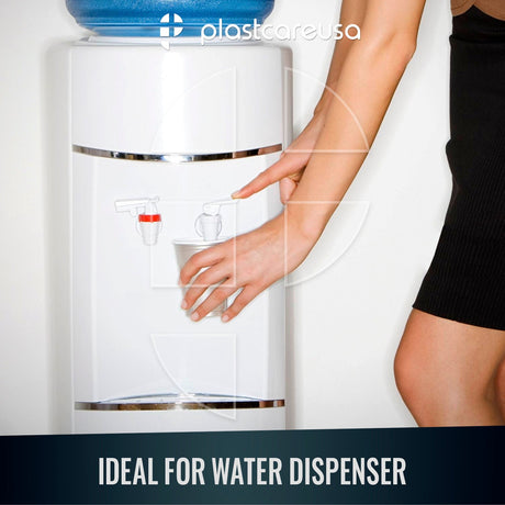 2000 Pink Plastic Disposable Ribbed Drinking Dental Cups, 5 Oz by PlastCare USA - My DDS Supply