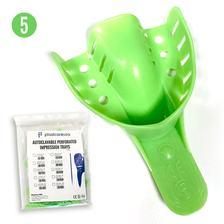 #5 Small Upper Autoclave Perforated Impression Trays