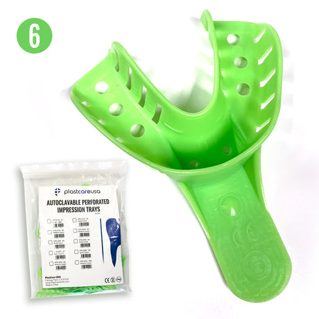 #6 Small Lower Autoclave Perforated Impression Trays