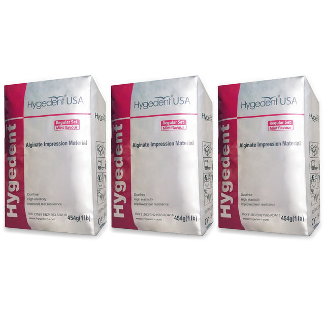 Hygedent Chromatic Alginate, Color Changing (Regular Set) (3 Pack) - My DDS Supply