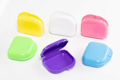 Sealed Assorted Dental Retainer Cases (Box of 12) - My DDS Supply