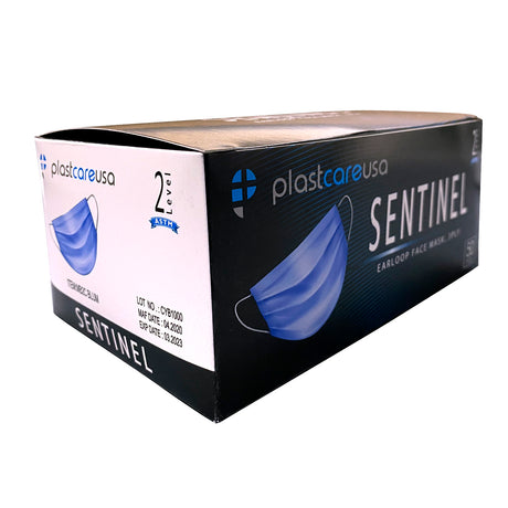 ASTM Level 2 Blue Surgical Face Mask by PlastCare USA (1 Box of 50) (Deal of the Day) - My DDS Supply