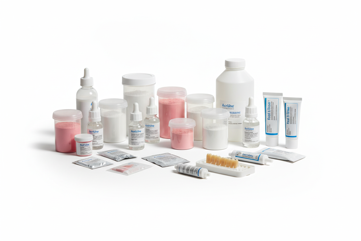 The complete guide to dental acrylics & reline materials