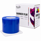 Tulip Blue Dental Barrier Film – 4" x 6" Self-Adhesive Sheets, 1,200/Box