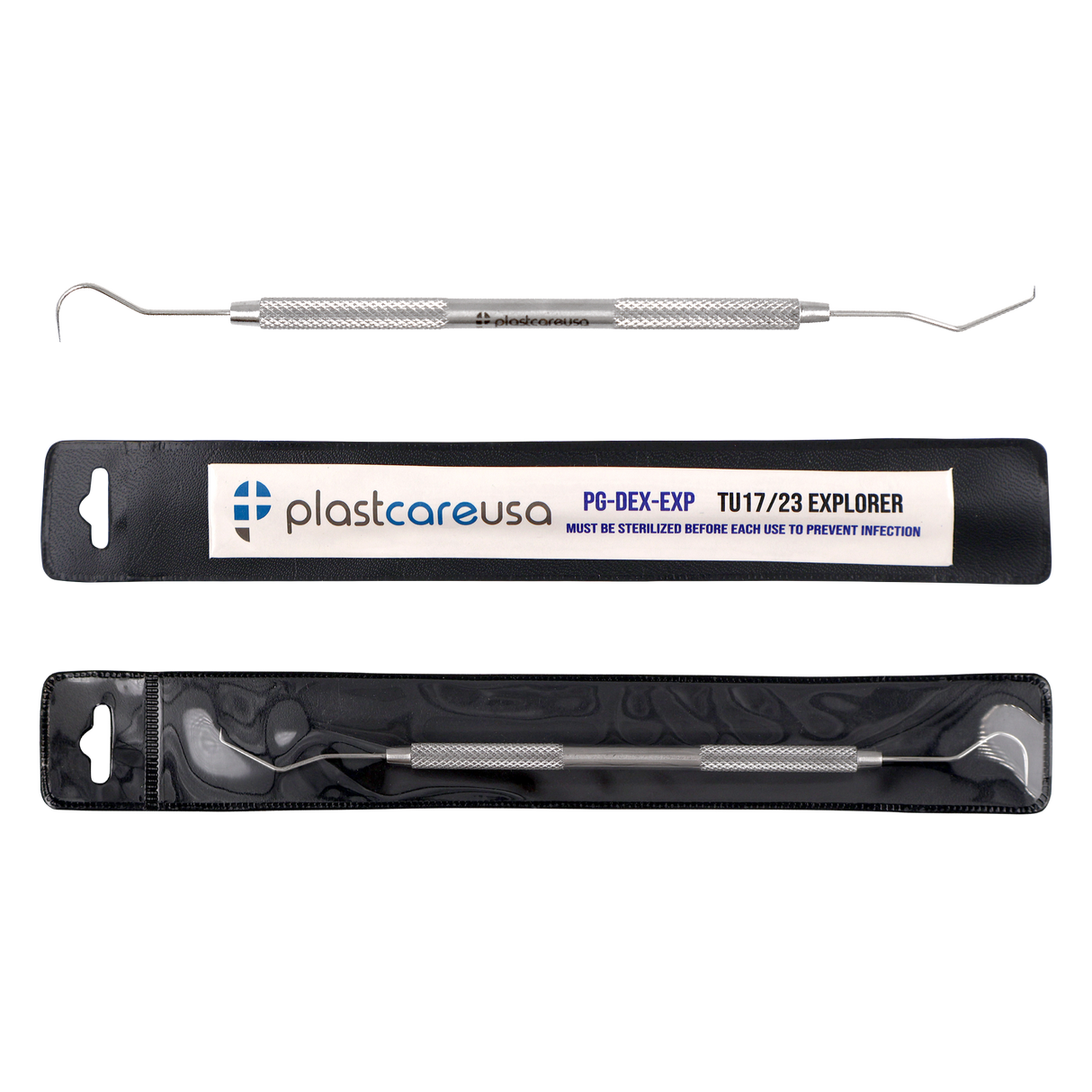 TU 17/23 Dental Explorer – German Stainless Steel Double Ended Diagnostic Probe (Autoclavable)