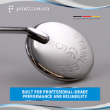Dental Mirror No. 5 with Handle – German Stainless Steel Mouth Mirror (Autoclavable)