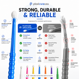 400 Regular Blue Dental Micro Applicator Brushes (4 Tubes of 100) - My DDS Supply