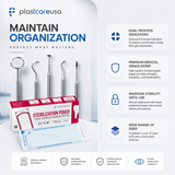 3.5" x 10" Self-Sealing Sterilization Pouches for Autoclave (Choose Quantity) by PlastCare USA - My DDS Supply