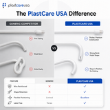 1000 White Saliva Ejectors (10 Bags) by PlastCare USA