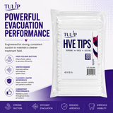 Tulip Disposable HVE Tips — Vented, Latex Free, 100/Bag