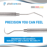 TU 17/23 Dental Explorer – German Stainless Steel Double Ended Diagnostic Probe (Autoclavable)
