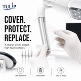 Tulip Clear Dental Barrier Film – 4" x 6" Self-Adhesive Disposable Sheets, 1,200 Count