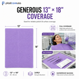 2000 Lavender 3-Ply 13x18 Dental Patient Towel Bibs (4 Case of 500) by PlastCare USA - My DDS Supply