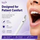 Tulip Disposable HVE Tips — Vented, Latex Free, 100/Bag