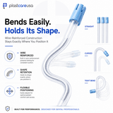 6000 Clear Body Blue Tip Saliva Ejectors (60 Bags, 6 Cases) - My DDS Supply