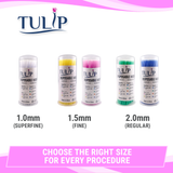 TULIP Fine Micro Applicator Brushes – Pink (1.5mm) | (4 kegs of 100) (400 Total)