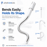 1000 White Saliva Ejectors (10 Bags) by PlastCare USA