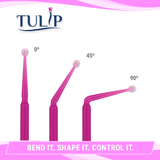 TULIP Fine Micro Applicator Brushes – Pink (1.5mm) | (4 kegs of 100) (400 Total)