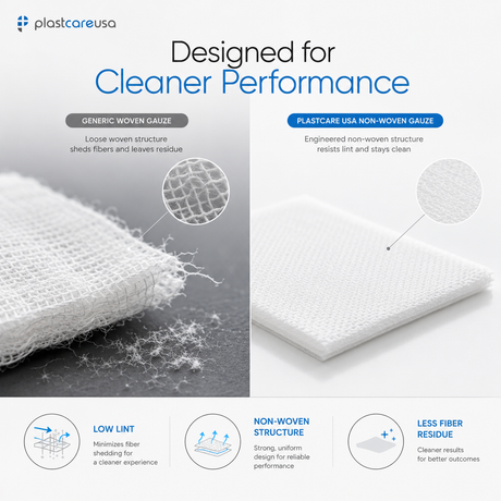 2000 4x4 4-Ply Non Woven, Non-Sterile Dental Gauze Sponges - My DDS Supply