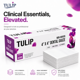 6,000 TULIP 4x4 4-Ply Non-Sterile Non-Woven Dental Gauze Sponges 4" x 4" *Bulk Special*