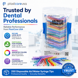 250 x Assorted Air-Water Syringe Tips (1 Bag) - My DDS Supply