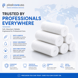 4,000 Plain Wrapped Cotton Rolls 1-1/2" x 3/8", (#2 Medium)