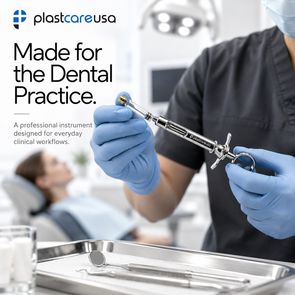 Aspirating Syringe – 1.8 cc Cook-Waite Type Dental Anesthetic Syringe