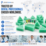 Endodontic Triangle Sponge Foam Cushions for Endo Files (Bag of 50)