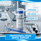 TULIP Regular Micro Applicator Brushes – Blue (2.0mm) | (4 kegs of 100) (400 Total)