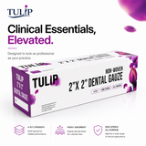 5,000 TULIP 2x2 4-Ply Non-Sterile Non-Woven Dental Gauze Sponges