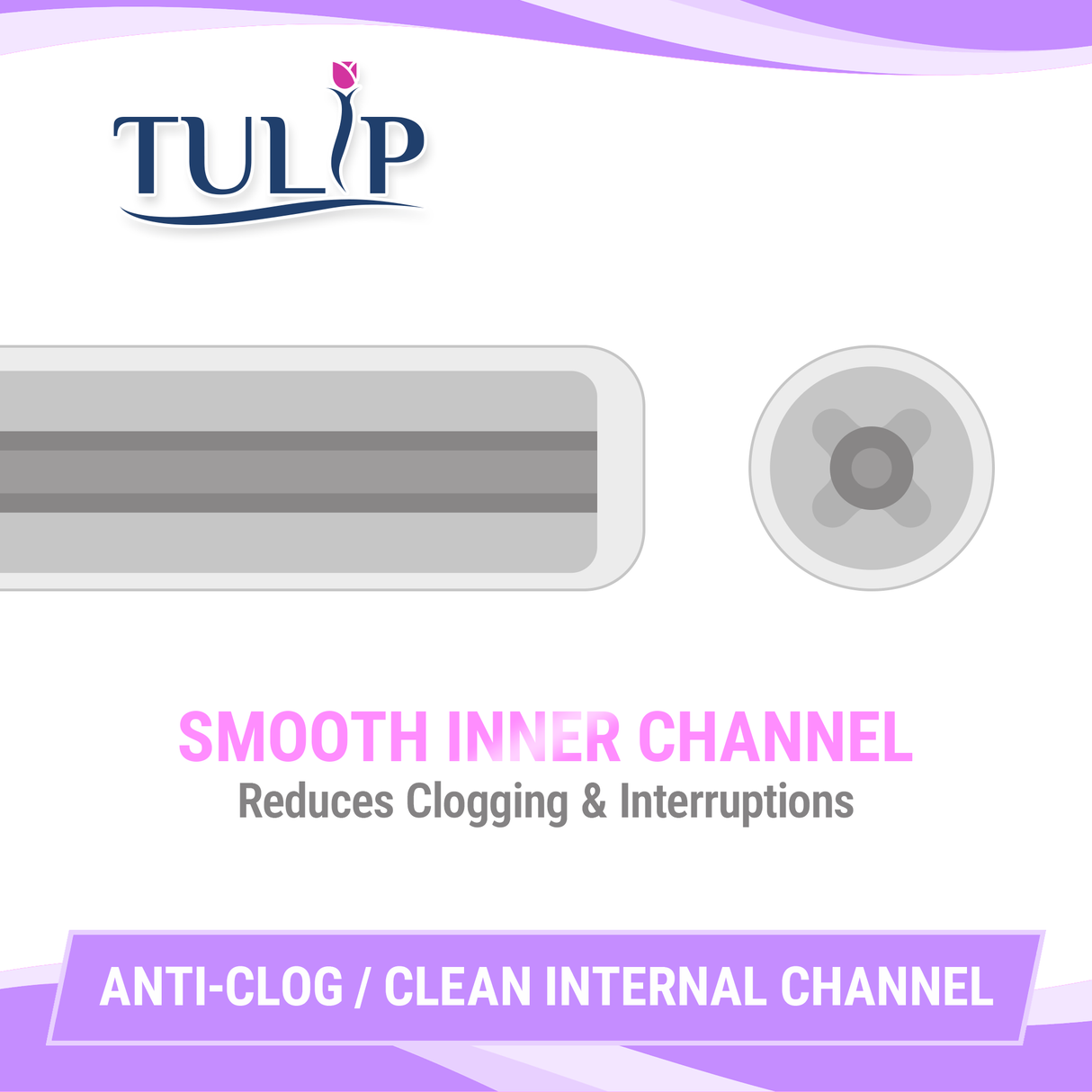 Tulip Rainbow Disposable Air/Water Syringe Tips — 250/Bag