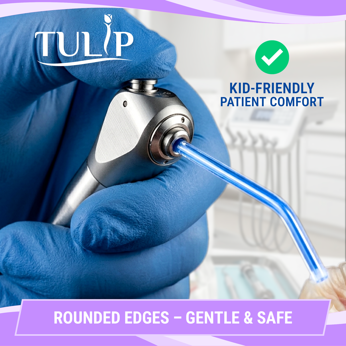 Tulip Rainbow Disposable Air/Water Syringe Tips — 250/Bag