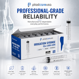 100 12ml (12cc) Luer Lock Disposable Syringes – Non-Sterile for Saline, Oral Medicine, and Precision Use