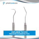 TU 17/23 Dental Explorer – German Stainless Steel Double Ended Diagnostic Probe (Autoclavable)