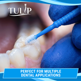 TULIP Regular Micro Applicator Brushes – Blue (2.0mm) | (4 kegs of 100) (400 Total)