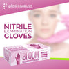 1000 LARGE Pink Nitrile Exam Premium Gloves (Powder & Latex Free), PlastCare USA Bloom - My DDS Supply