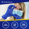1000 SMALL Cobalt Indigo Blue Nitrile Exam Premium Gloves (Powder & Latex Free), PlastCare USA COBALT - My DDS Supply