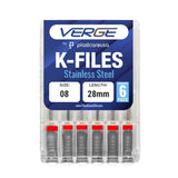 Size 8 28mm Endo K-Files, Endodontic K Files (Stainless Steel)